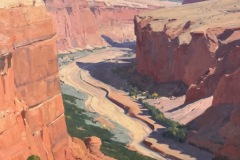 Into Red Canyon 48x36